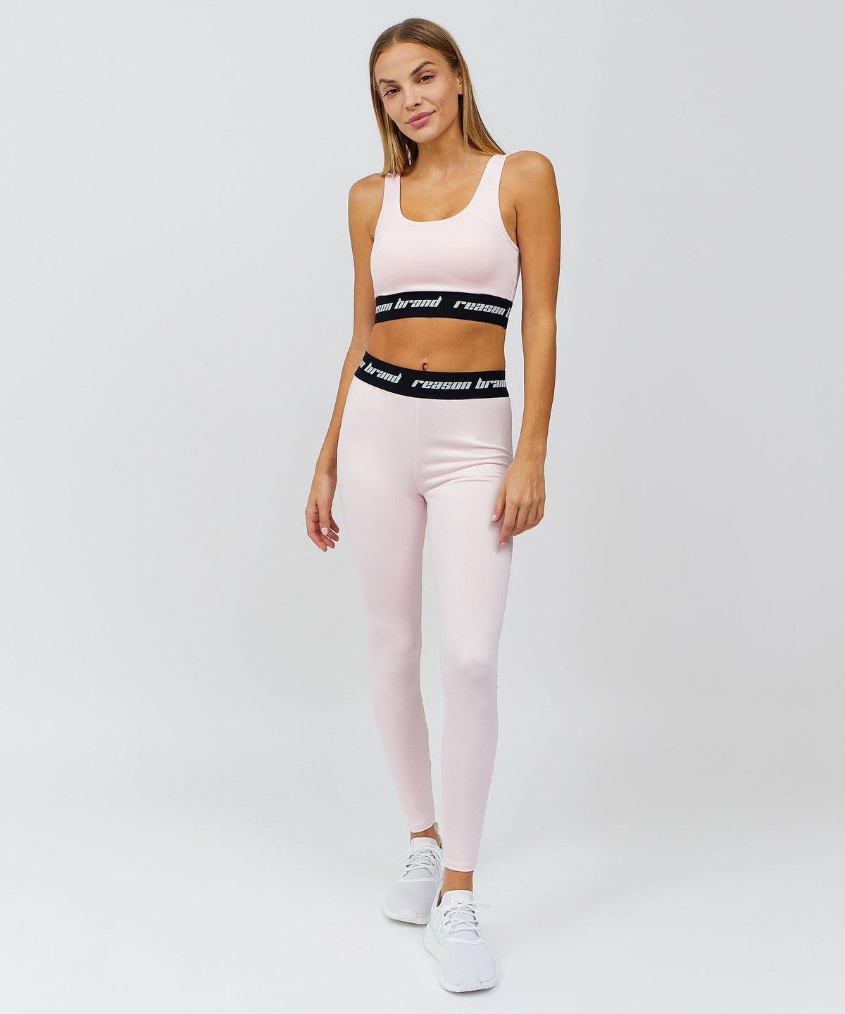 Blush Women's Sports Bra - Pink | Reason Clothing Signature