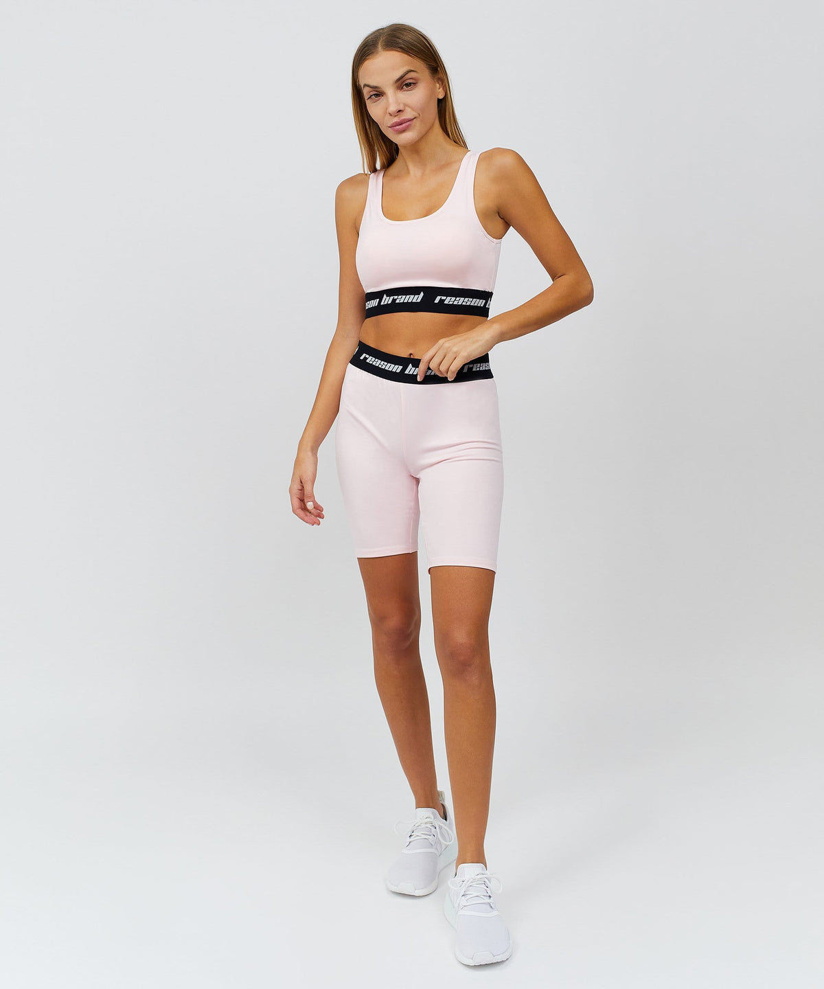 Cara Women's Biker Shorts - Pink | Reason Clothing Featured