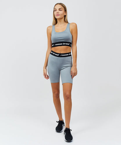 Cara Women's Biker Shorts - Grey | Reason Clothing Premium