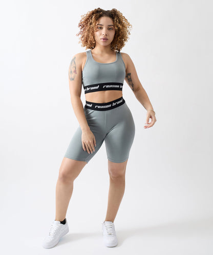 Cara Women's Biker Shorts - Grey | Reason Clothing Premium