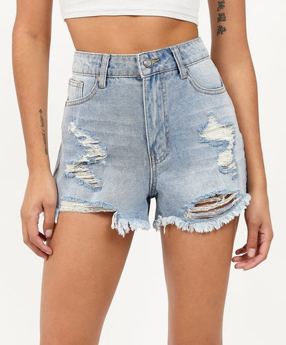 Womens Ella Denim Shorts | Reason Clothing Best Seller