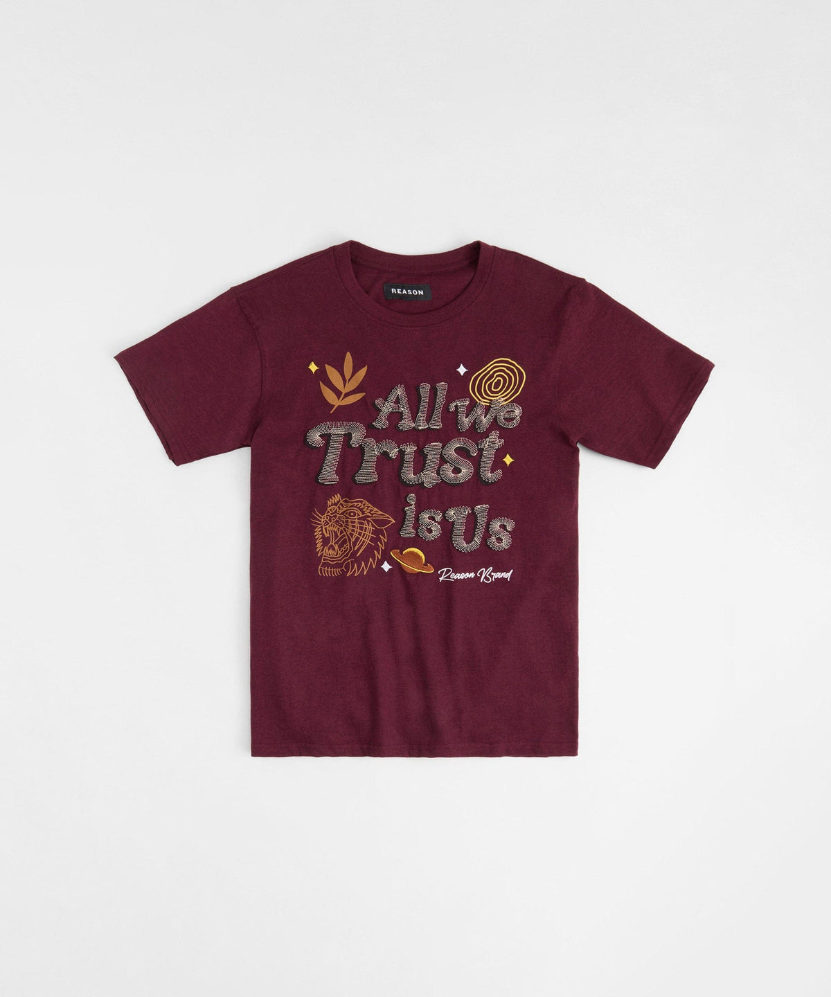 Kids Trust Short Sleeve Tee - Brown | Reason Clothing Trusted