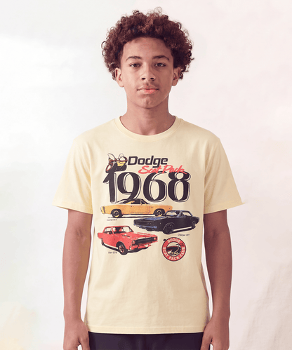 Dodge 1968 Tee- Khaki | Reason Clothing Special Offer