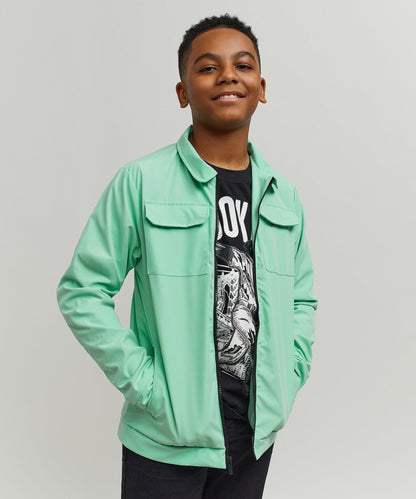 Scout Kid's Utility Jacket - Sage | Reason Clothing Premium