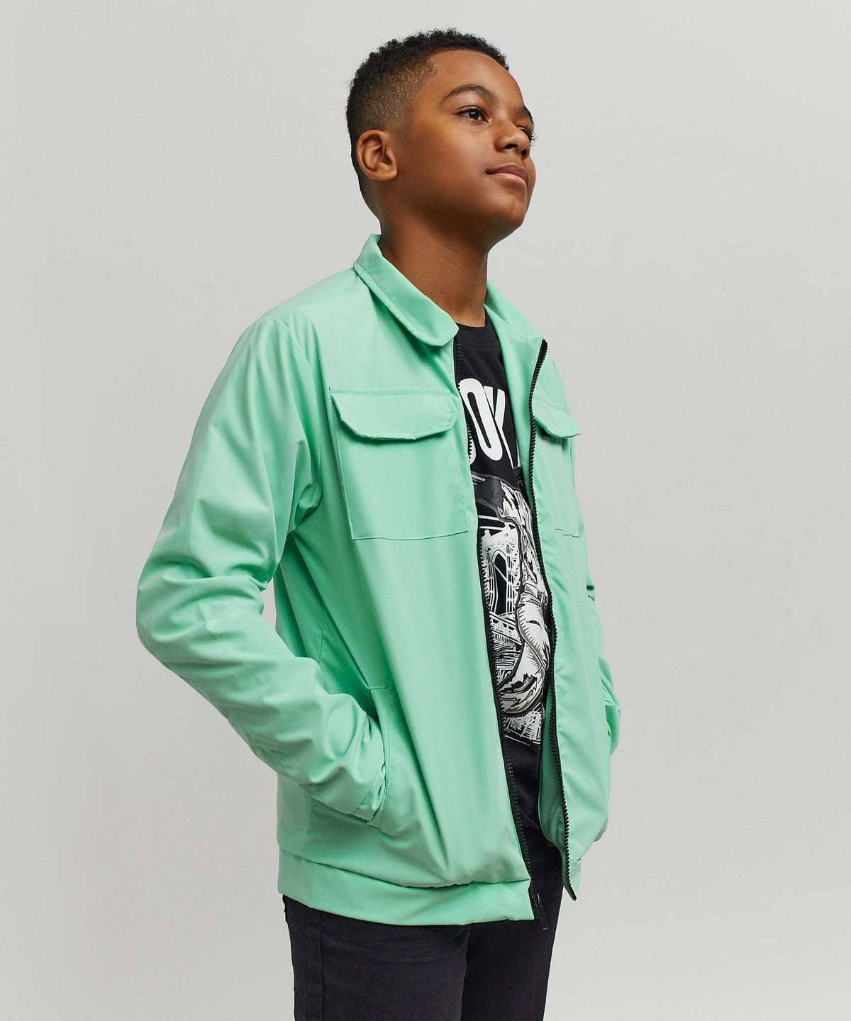 Scout Kid's Utility Jacket - Sage | Reason Clothing Premium