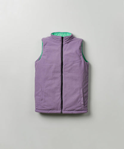 Fresh Start Kid's Reversible Puffer Vest - Sage | Reason Clothing Recommended