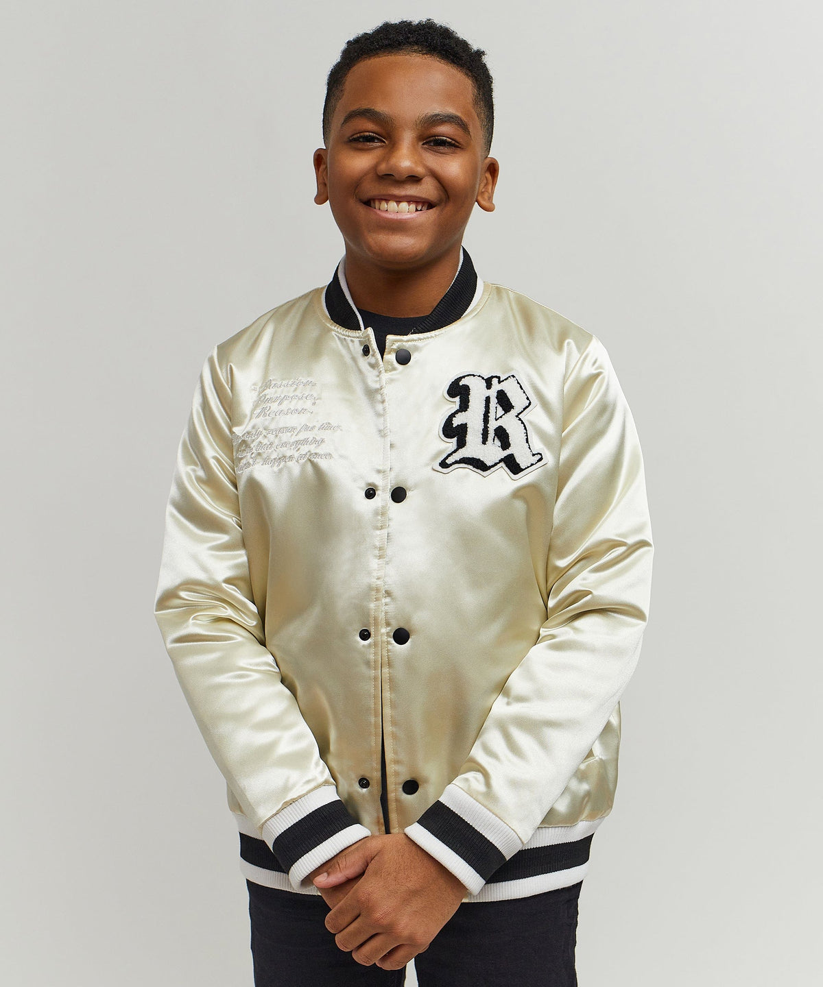 Kids Ply Hard Satin Jacket | Reason Clothing Customer Favorite
