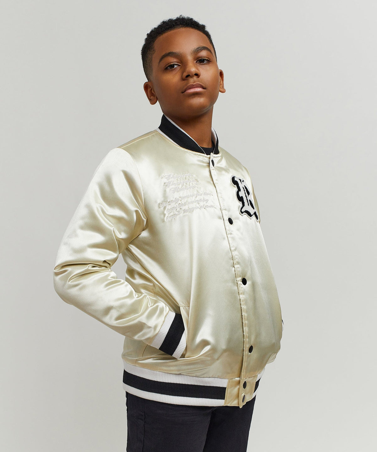Kids Ply Hard Satin Jacket | Reason Clothing Customer Favorite