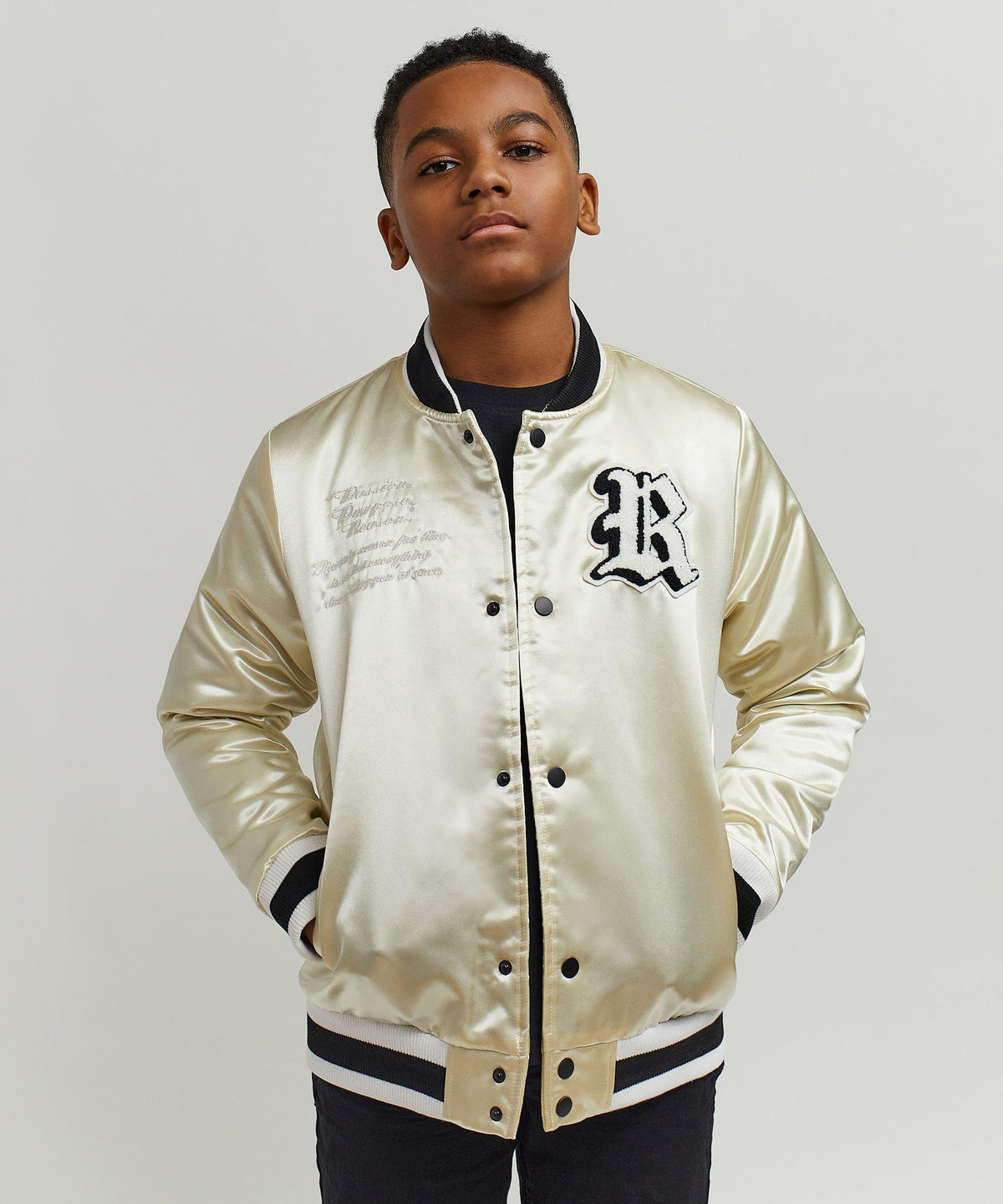 Kids Ply Hard Satin Jacket | Reason Clothing Customer Favorite