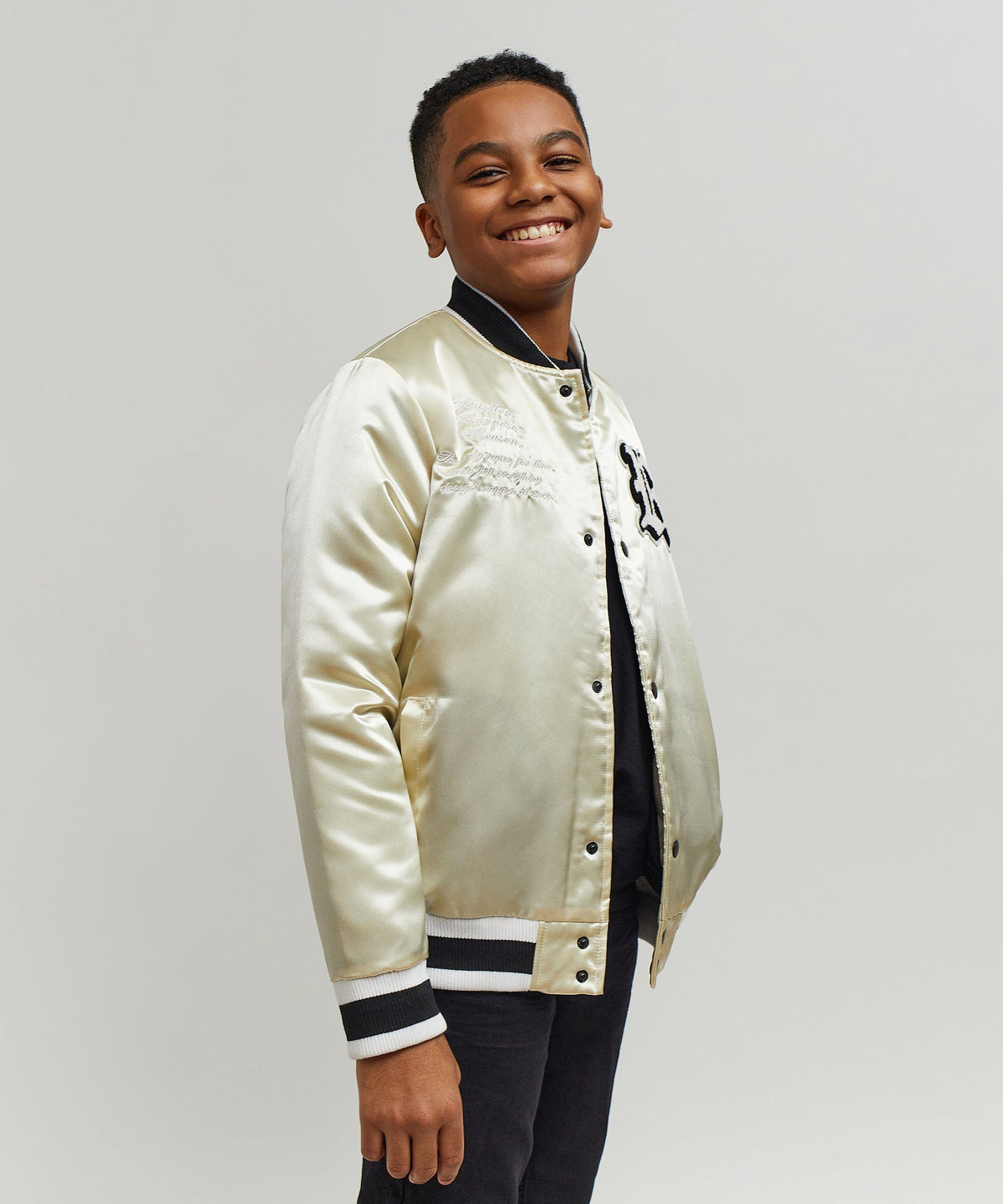 Kids Ply Hard Satin Jacket | Reason Clothing Customer Favorite
