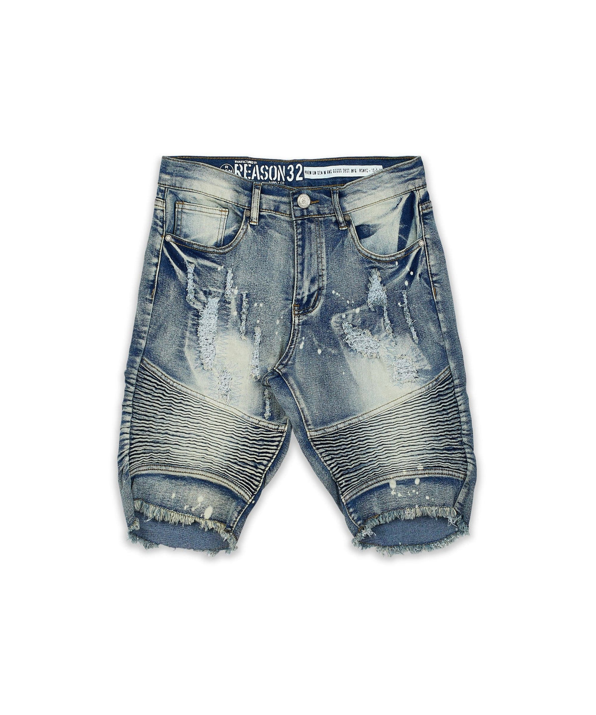Kids Mini Hiram Denim Shorts - Blue | Reason Clothing Trending