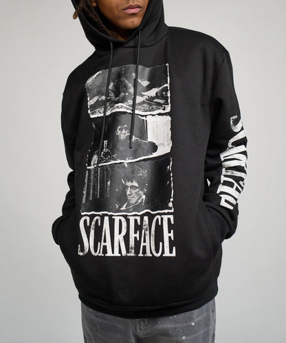 Scarface Montage Graphic Hoodie - Black | Reason Clothing Exclusive