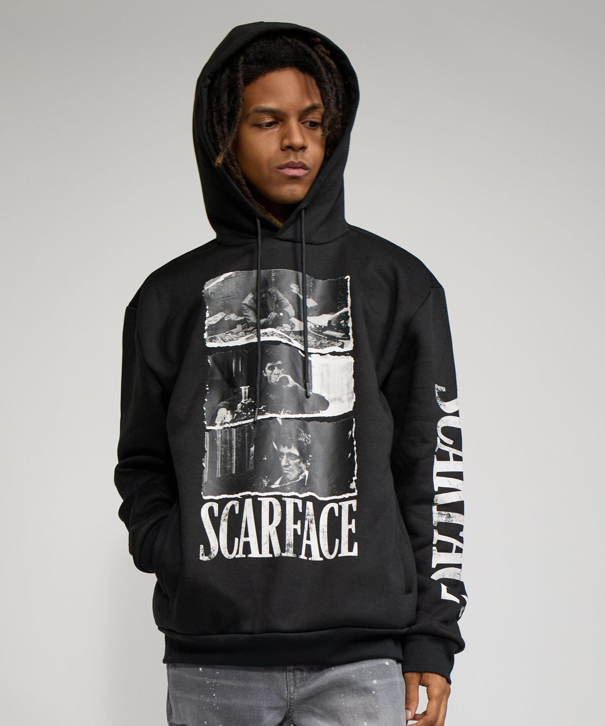 Scarface Montage Graphic Hoodie - Black | Reason Clothing Exclusive