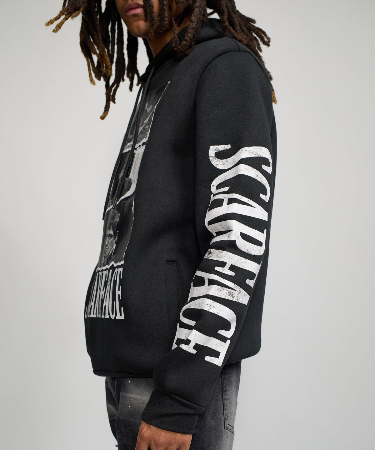 Scarface Montage Graphic Hoodie - Black | Reason Clothing Exclusive