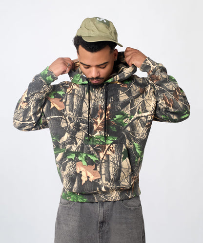Essential Pull Over Boxy Fit Hoodie - Brown Tree | Reason Clothing Popular