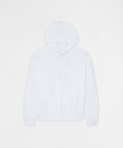 Essential Boxy Fit Zip Up Hoodie - White | Reason Clothing Deals