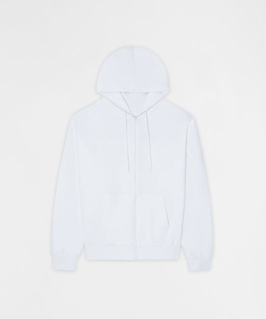 Essential Boxy Fit Zip Up Hoodie - White | Reason Clothing Deals