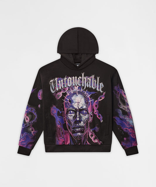 Untouchable Chenille Hoodie - Black | Reason Clothing Featured
