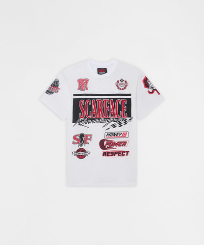 Scarface Racing Short Sleeve Tee - White | Reason Clothing Great Value
