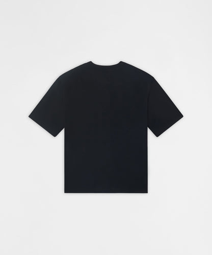 Lightning Bolt Applique Short Sleeve Tee - Black | Reason Clothing New