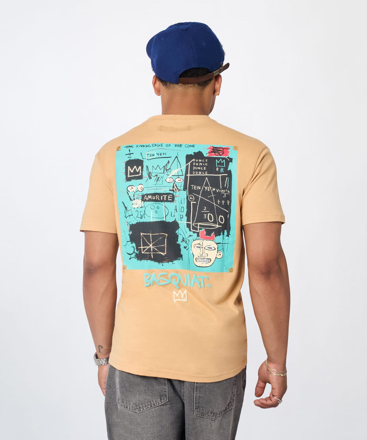Basquiat Equal Pi Tee - Khaki | Reason Clothing Everyday
