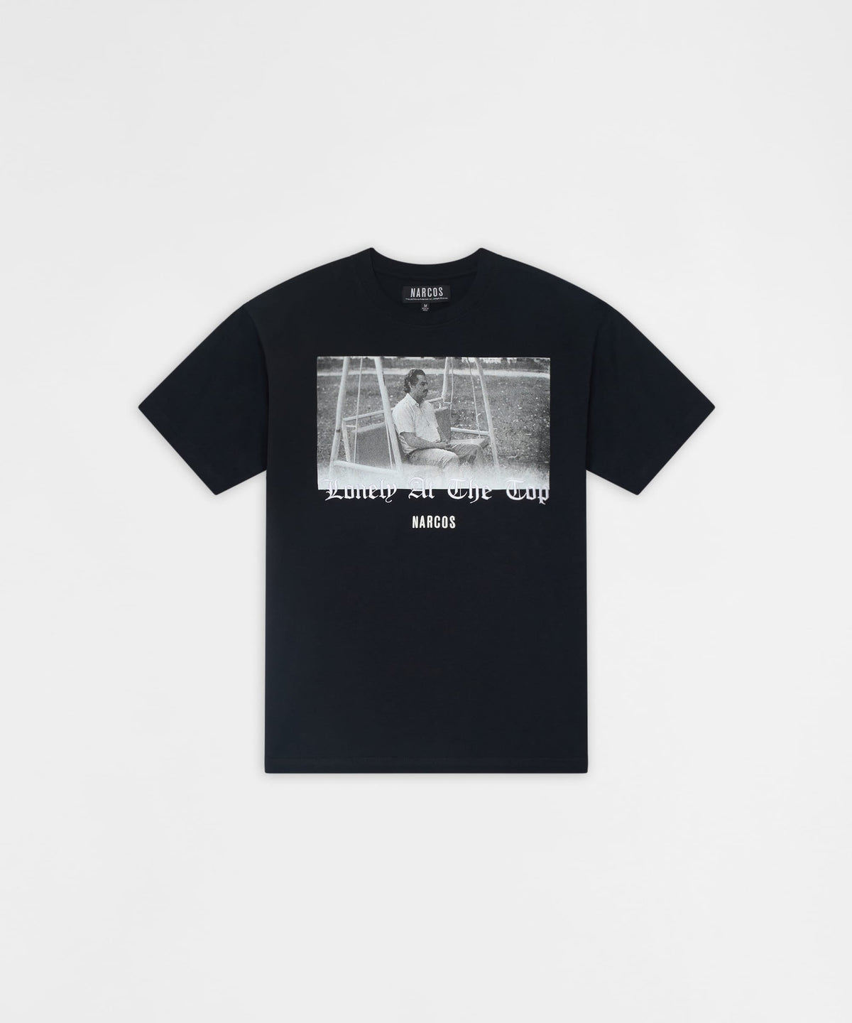 Narcos Lonely At The Top Graphic Short Sleeve Tee - Black | Reason Clothing Recommended