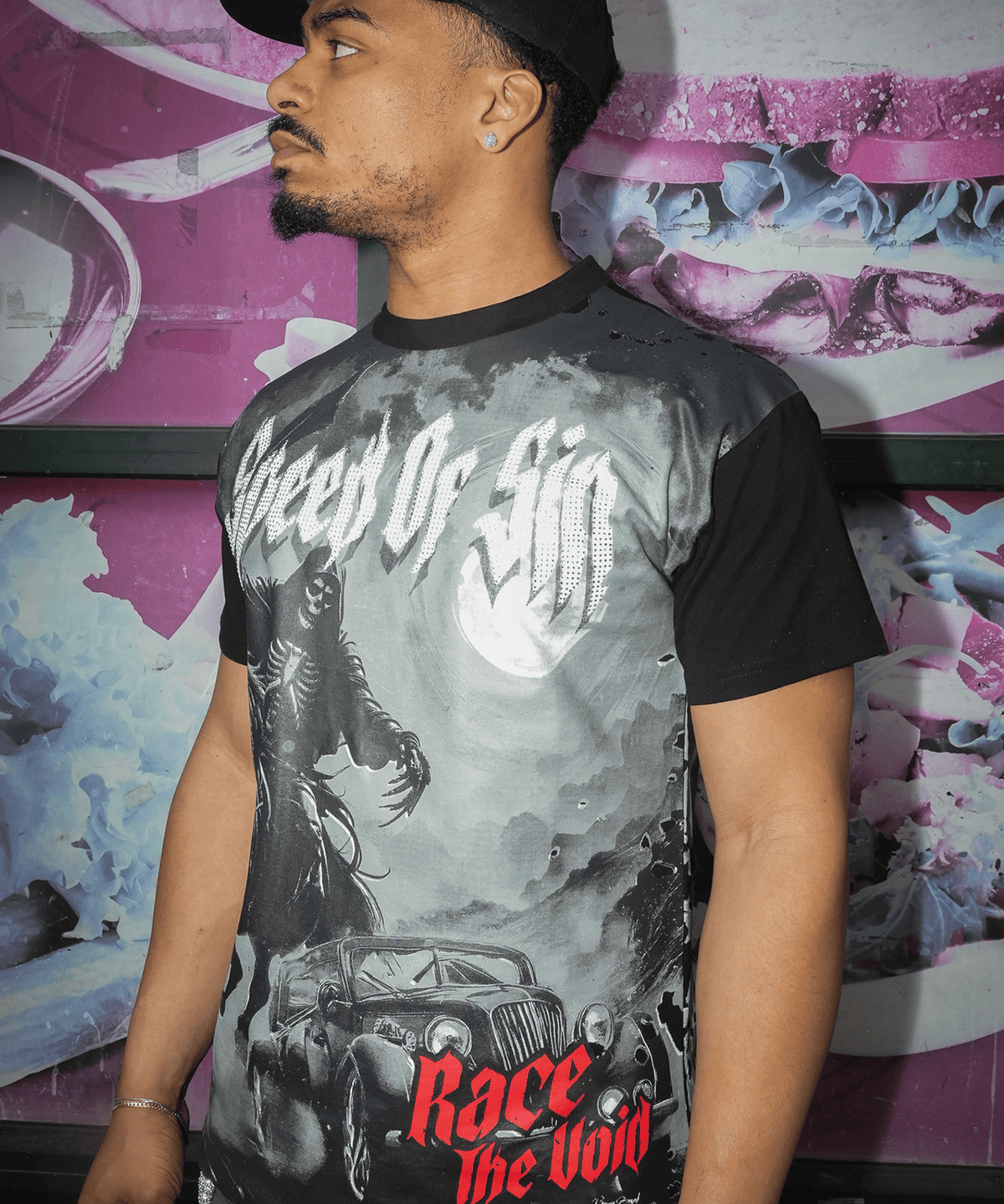 Speed Of Sin Graphic Short Sleeve Tee - Black | Reason Clothing Featured