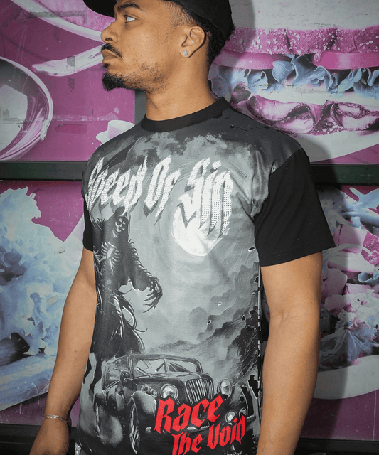 Speed Of Sin Graphic Short Sleeve Tee - Black | Reason Clothing Featured