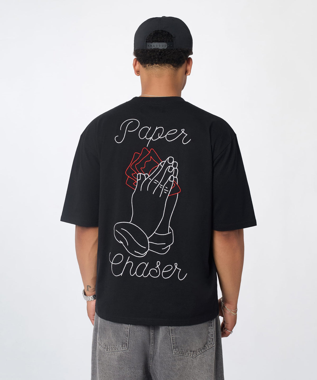 Paper Chaser Graphic Short Sleeve Tee - Black | Reason Clothing Best Price