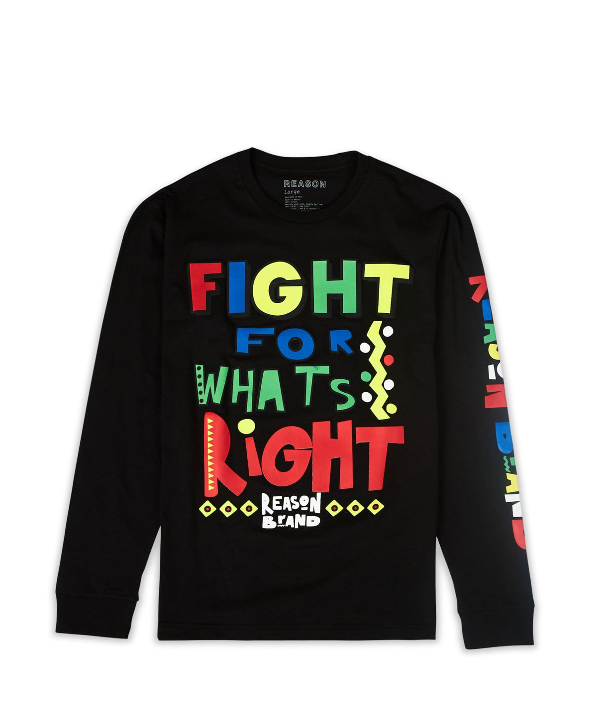 Right Fight Long Sleeve Tee | Reason Clothing Popular