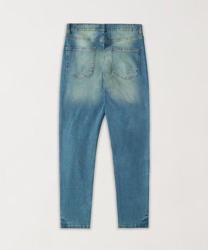 Starburst Studded Skinny Jeans - Dark Blue | Reason Clothing Signature