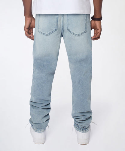 Cloudbreak Distressed Skinny Jeans - Blue | Reason Clothing Sale