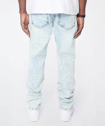 Bleached Out Distressed Skinny Jean - Light Blue | Reason Clothing Classic