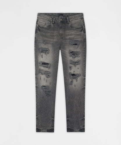 Breakaway Distressed Skinny Jeans - Dark Grey | Reason Clothing Great Value
