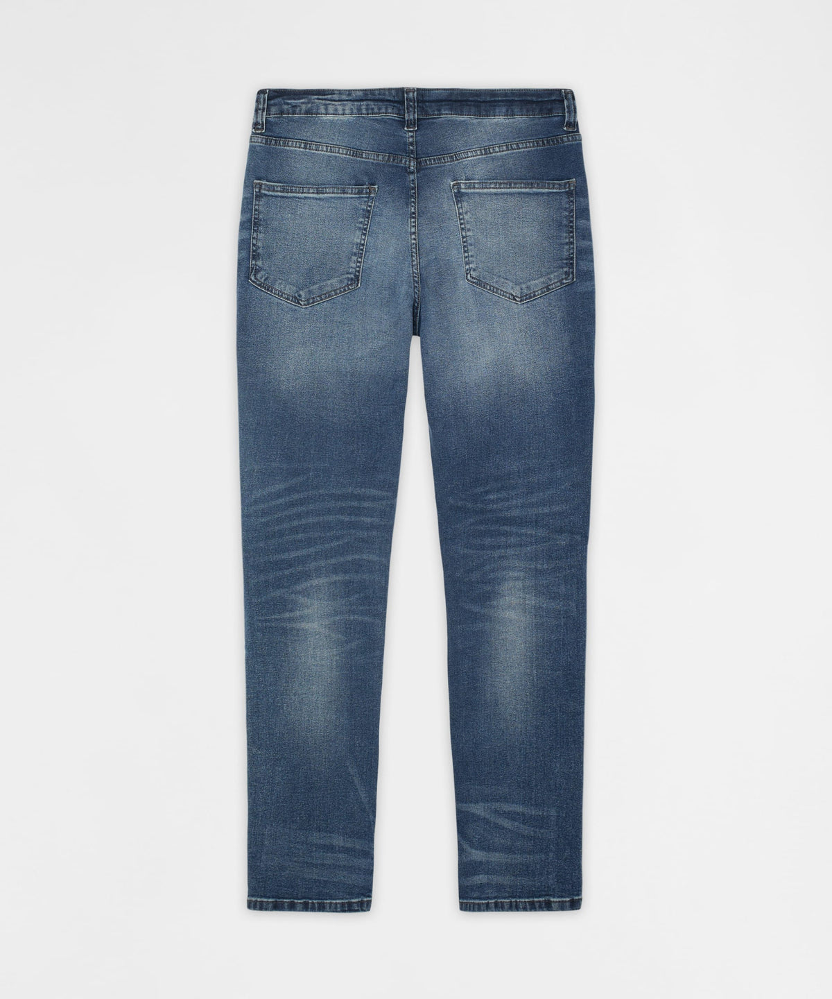 Classic Distressed Skinny Jeans - Medium Indigo | Reason Clothing New