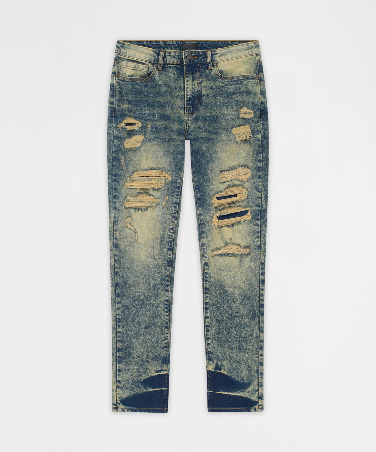 Hookey Distressed Skinny Jeans - Light Indigo | Reason Clothing Great Value