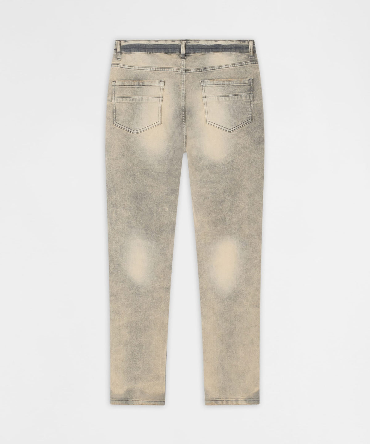 Desert Fade Distressed Skinny Jeans - Grey | Reason Clothing Quality