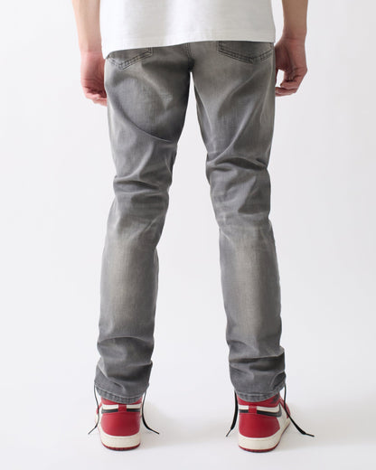 Stoned Out Rhinestone Denim Skinny Jeans - Grey | Reason Clothing Everyday