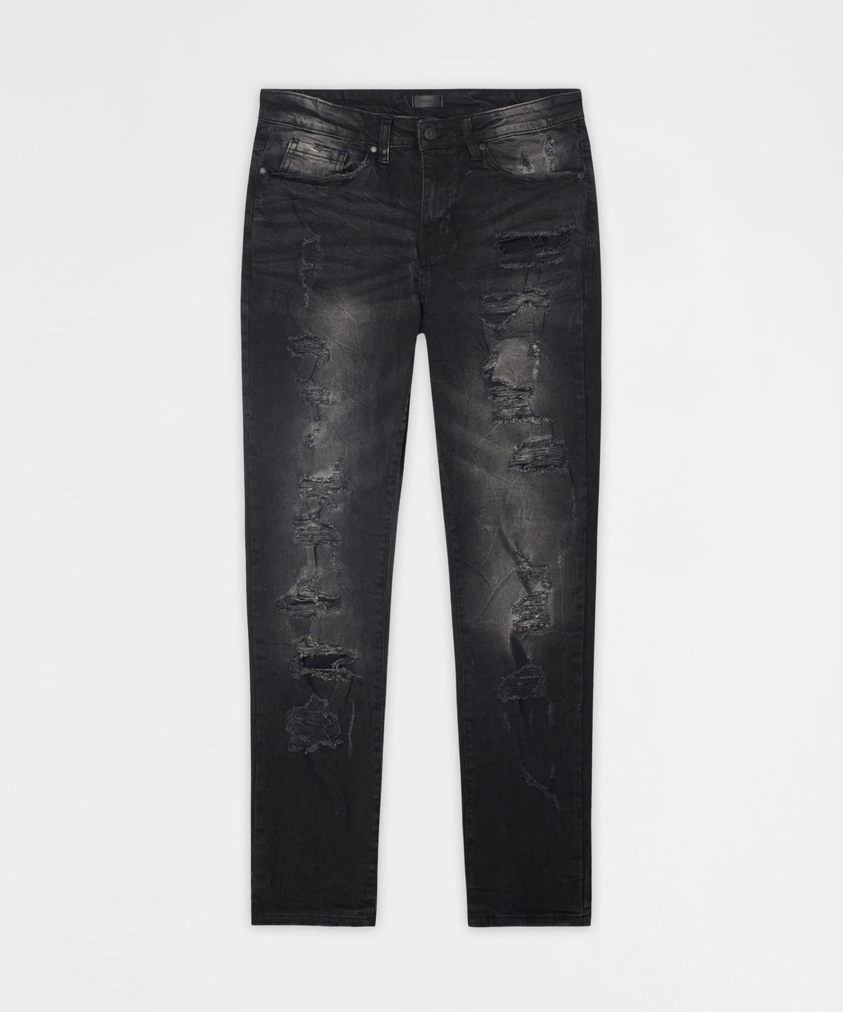 Renegade Distressed Skinny Jeans - Black | Reason Clothing Signature