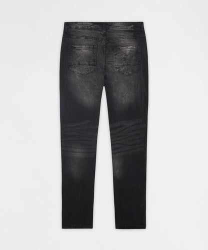 Renegade Distressed Skinny Jeans - Black | Reason Clothing Signature