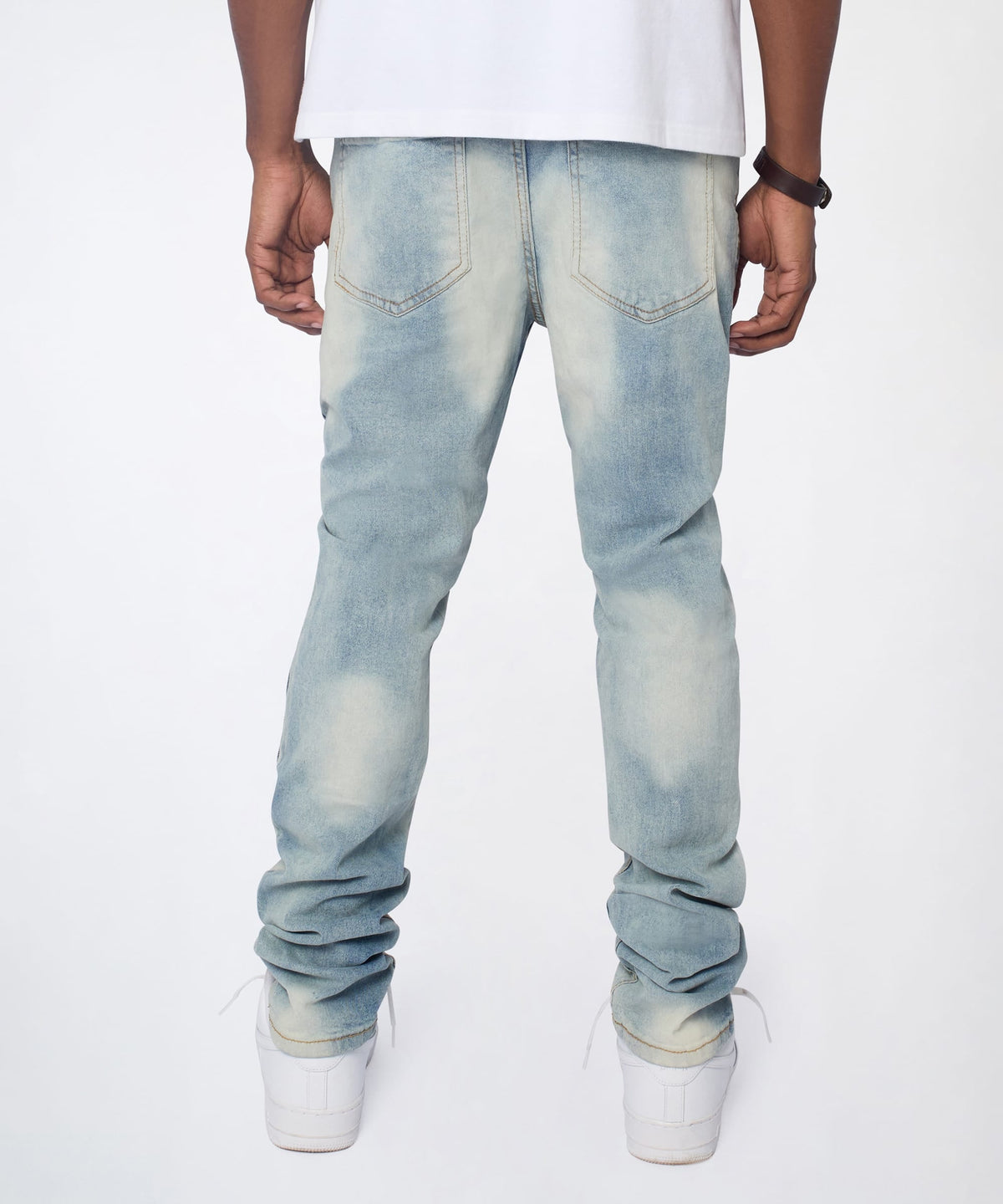 Daybreak Distressed Skinny Jeans - Light Indigo | Reason Clothing Top Pick