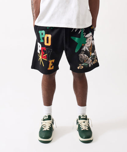 Popeye Fleece Short | Reason Clothing Smart Buy