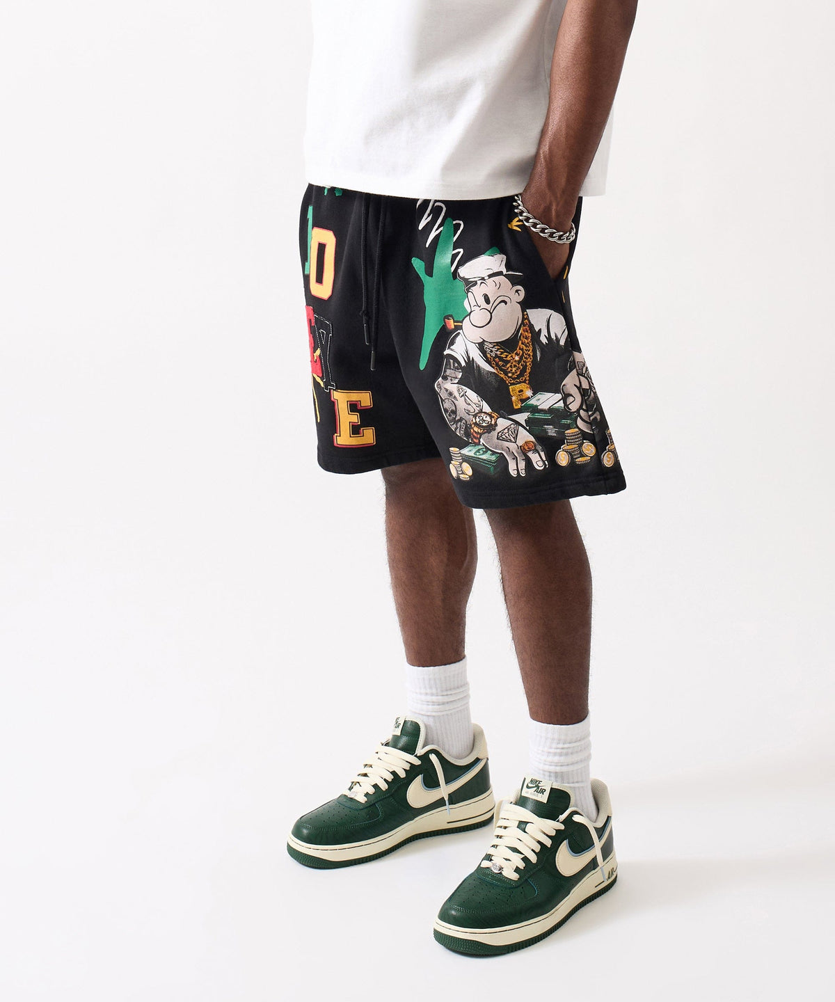 Popeye Fleece Short | Reason Clothing Smart Buy