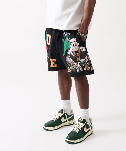 Popeye Fleece Short | Reason Clothing Smart Buy