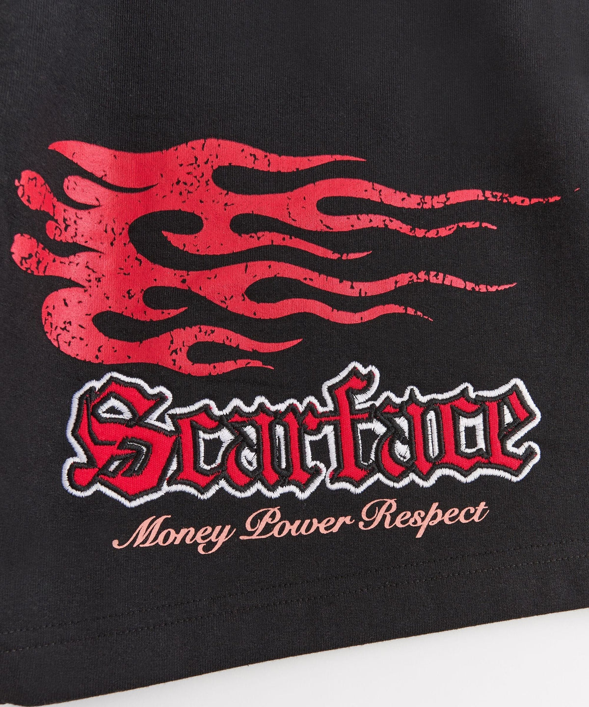 Scarface Tony Montana Fleece Shorts - Black | Reason Clothing Everyday