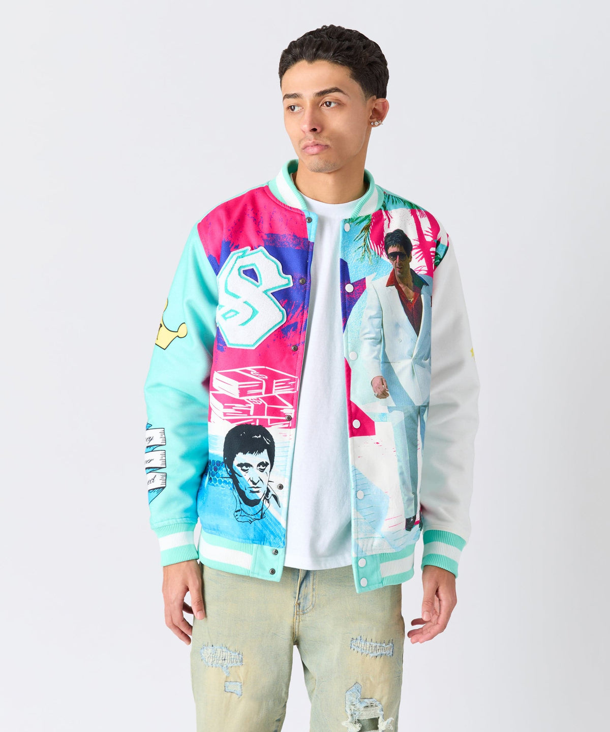 Scarface Retro Bomber Jacket | Reason Clothing Special Offer
