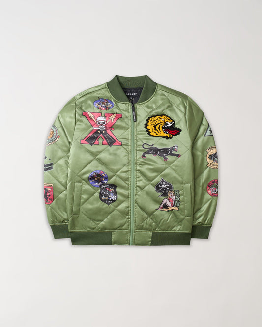 Military Patches Bomber Jacket | Reason Clothing Latest
