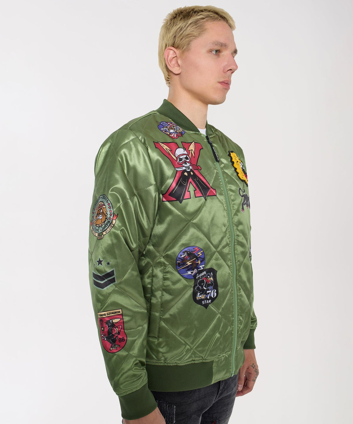 Military Patches Bomber Jacket | Reason Clothing Latest