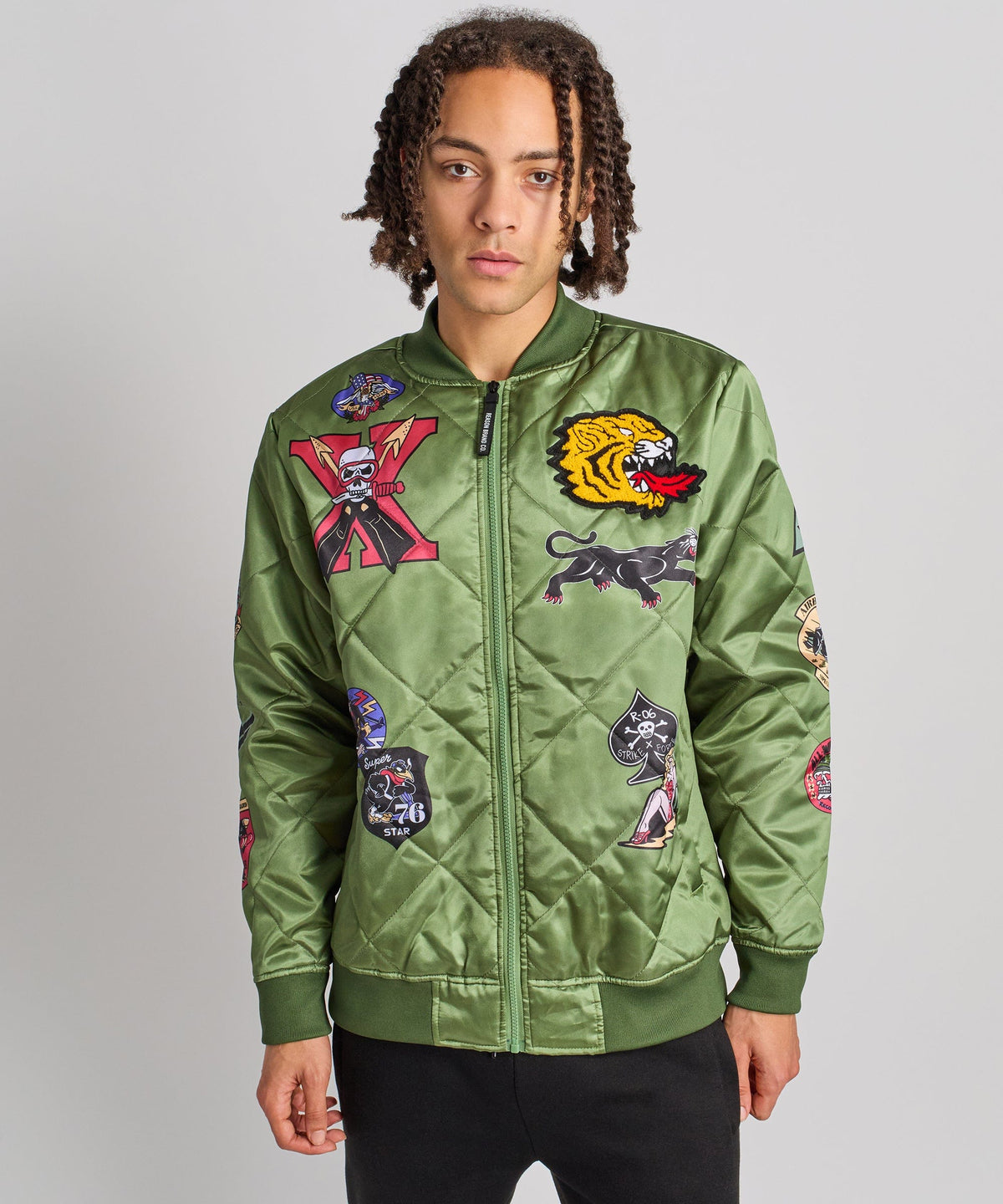 Military Patches Bomber Jacket | Reason Clothing Latest