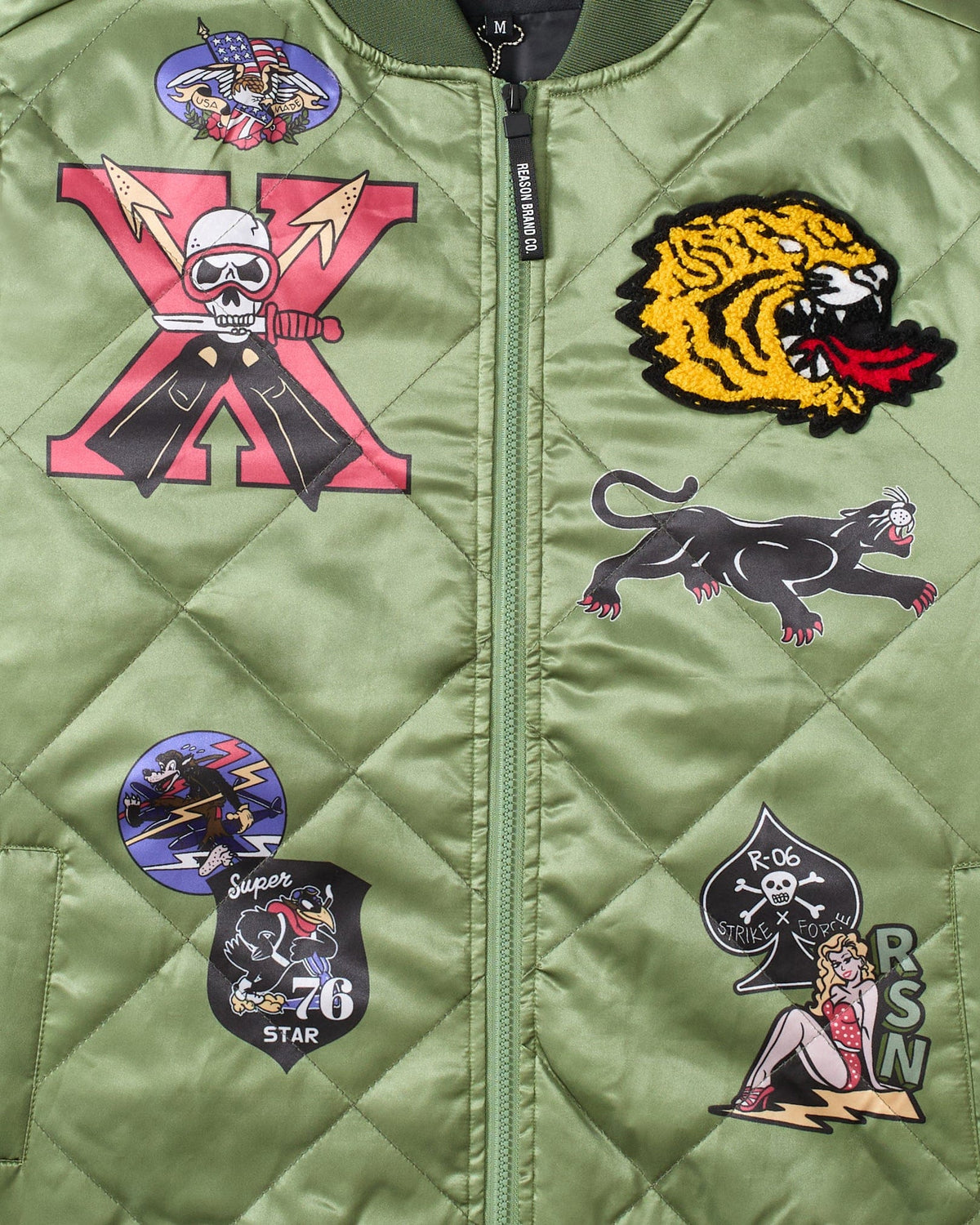 Military Patches Bomber Jacket | Reason Clothing Latest